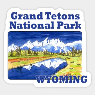 Grand Tetons National Park, Wyoming Sticker